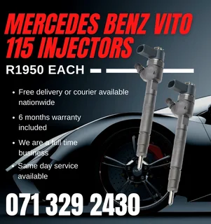 Mercedes Benz Vito Injectors For Sale With Warranty Included