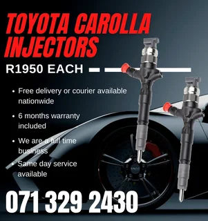 Toyota Carolla Injectors For Sale With Warranty Included