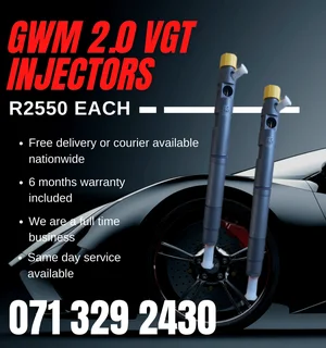 Gwm 2.0 Vgt Injectors For Sale With Warranty Included