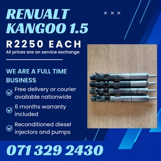 Renualt Kangoo 1.5 Injectors For Sale With Warranty