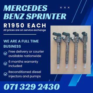 Mercedes Benz Sprinter Injectors For Sale With Warranty