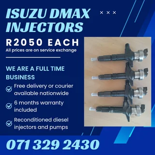 Isuzu Dmax Injectors For Sale With Warranty Included
