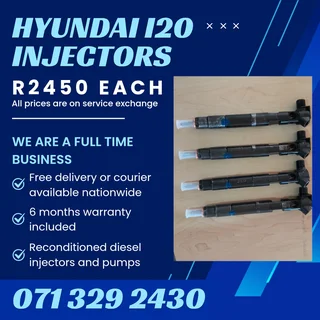 Hyundai I20 Injectors For Sale With Warranty Included