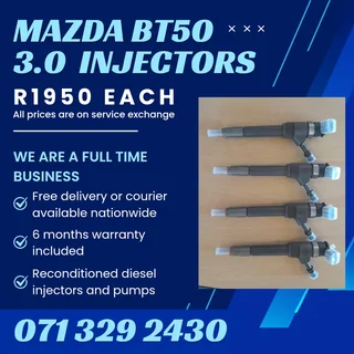 Mazda Bt50 3.0 Injectors For Sale