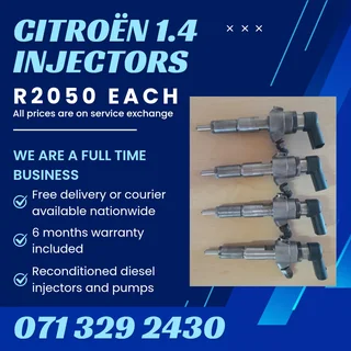 Citroën 1.4 Injectors For Sale With Warranty