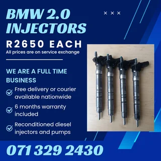 Bmw 2.0 Injectors For Sale With Warranty