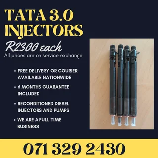 Tata 3.0 Injectors For Sale With Warranty