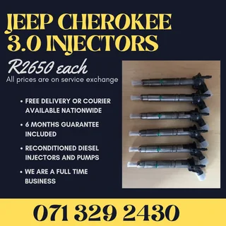 Jeep Grand Cherokee 3.0 Injectors For Sale With Warranty