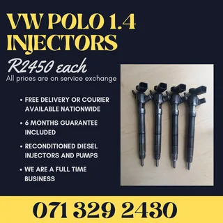 Vw Polo 1.4 Injectors For Sale With Warranty