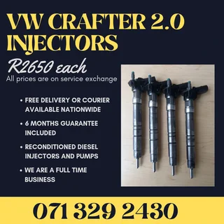 Vw Crafter 2.0 Injectors For Sale With Warranty