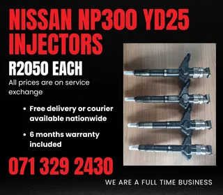 Nissan Np300 2.5 Injectors For Sale With Warranty