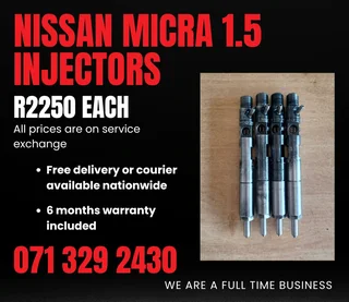 Nissan Micra 1.5 Injectors For Sale With Warranty