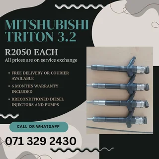 Mitshubishi Triton 3.2 Injectors For Sale With Warranty