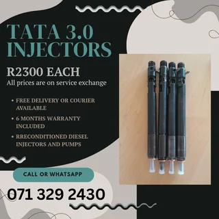 Tata 3.0 Injectors For Sale With Warranty Included