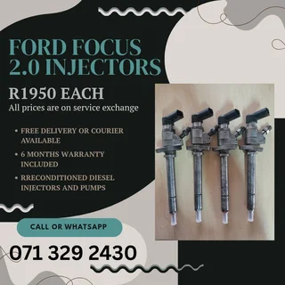 Ford Focus 2.0 Injectors For Sale With Warranty