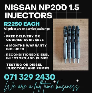 Nissan Np200 1.5 Injectors For Sale With Warranty