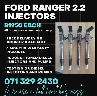 Ford Ranger 2.2 Injectors For Sale With Warranty