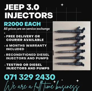 Jeep 3.0 Injectors For Sale With Warranty