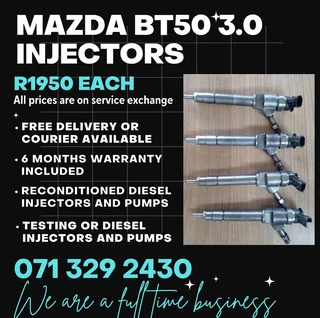 Mazda Bt50 3.0 Injectors For Sale With Warranty