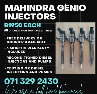 Mahindra Genio Injectors For Sale With Warranty