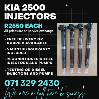Kia 2500 Injectors For Sale With Warranty