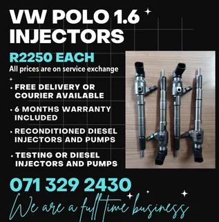 Vw Polo 1.6 Injectors For Sale With Warranty