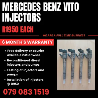 Mercedes Benz Vito Injectors For Sale With Warranty