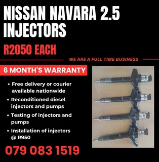 Nissan Navara 2.5 Injectors For Sale With Warranty