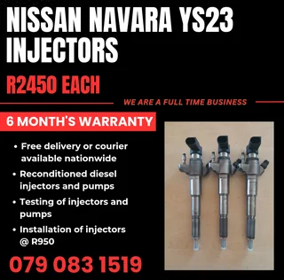 Nissan Navara Ys23 Injectors For Sale With Warranty