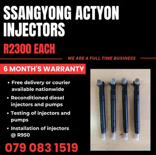 Ssangyong Actyon 2.0 Injectors For Sale With Warranty