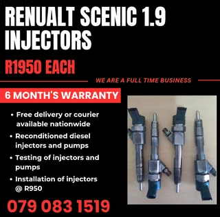 Renualt Scenic 1.9 Injectors For Sale With Warranty