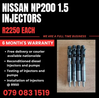 Nissan Np200 1.5 Injectors For Sale With Warranty