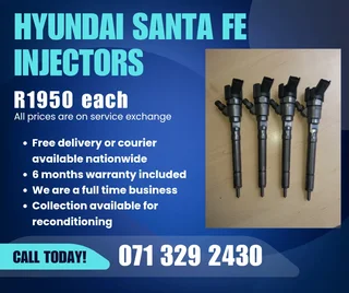 Hyundai Santa Fe 2.2 Injectors For Sale With Warranty