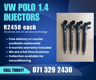 Vw Polo 1.4 Injectors For Sale With Warranty Included