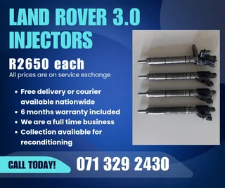 Land Rover 3.0 Injectors For Sale With Warranty