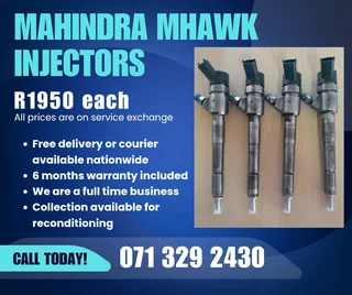 Mahindra Mhawk 2.2 Injectors For Sale With Warranty