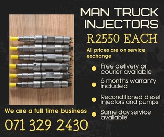 Man Truck Injectors For Sale With Warranty Included