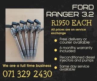 Ford Ranger 3.2 Injectors For Sale With Warranty