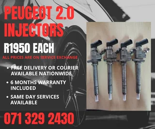 Peugeot 2.0 Injectors For Sale With Warranty