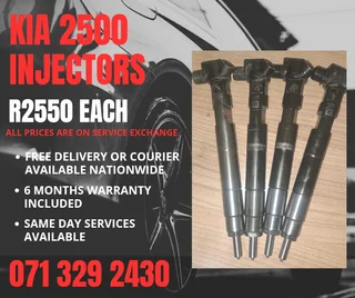 Kia 2500 Injectors For Sale With Warranty