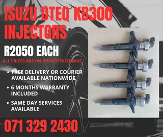 Isuzu Dteq Kb300 Injectors For Sale With Warranty