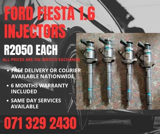 Ford Fiesta 1.6 Injectors For Sale With Warranty