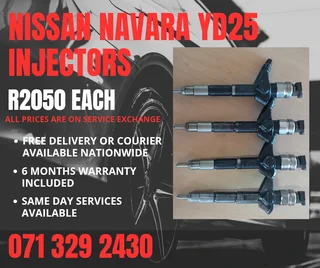 Nissan Navara Yd25 Injectors For Sale With Warranty