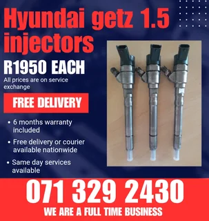 Hyundai Getz 1.5 Injectors For Sale With Warranty