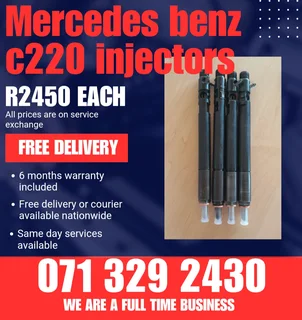 Mercedes Benz C220 Injectors For Sale With Warranty Included