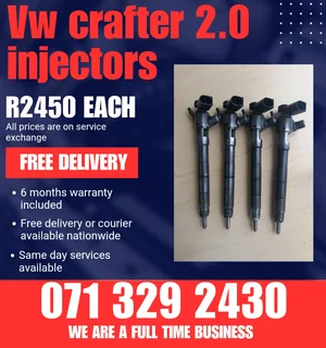 Vw Crafter 2.0 Injectors For Sale With Warranty