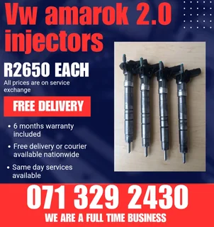 Vw Amarok 2.0 Injectors For Sale With Warranty Included