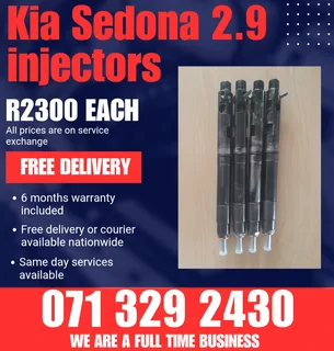 Kia Sedona 2.9 Injectors For Sale With Warranty Included