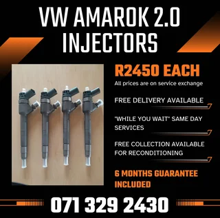 Vw Amarok 2.0 Injectors For Sale With Warranty