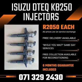 Isuzu Dteq Kb250 Injectors For Sale With Warranty